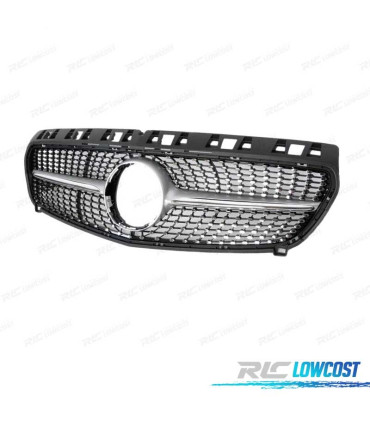 PARRILLA MERCEDES CLASE A W176 12-15 LOOK DIAMOND CROMO