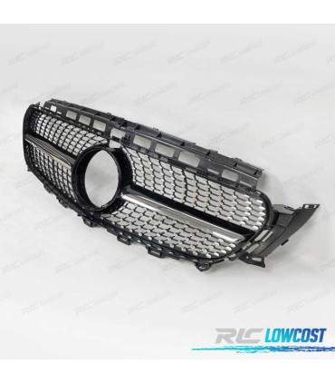 PARRILLA MERCEDES W213 S213 C238 16- LOOK DIAMOND NEGRO CAMARA