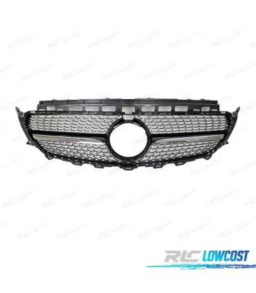 PARRILLA MERCEDES W213 S213 C238 16- LOOK DIAMOND NEGRO CAMARA