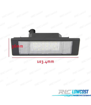 LUCES MATRÍCULA LED BMW E81 E87 04-12