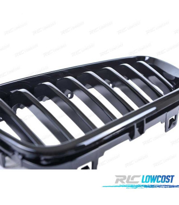 PARRILLAS BMW F22 F23 LOOK M NEGRO BRILLO