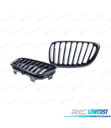 PARRILLAS BMW F22 F23 LOOK M NEGRO BRILLO
