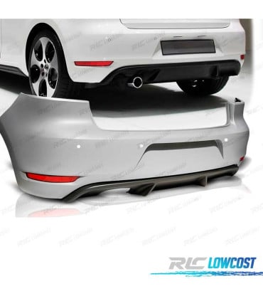PARAGOLPES TRASERO PARA VOLKSWAGEN VW GOLF 6 LOOK GTI PDC