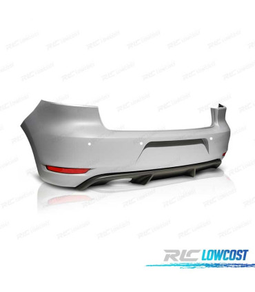 PARAGOLPES TRASERO PARA VOLKSWAGEN VW GOLF 6 LOOK GTI PDC