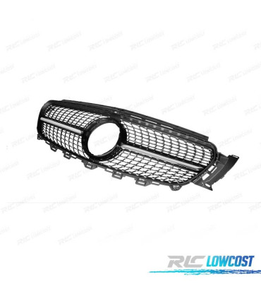 PARRILLA MERCEDES CLASE E W213 17-20 LOOK AMG DIAMOND NEGRO