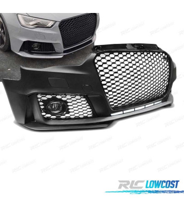 PARAGOLPES DELANTERO AUDI A3 8V LOOK RS3 GLOSS BLACK 12-16