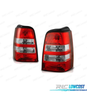 PILOTOS PARA VOLKSWAGEN VW GOLF 3 91-87 VARIANT ROJO BLANCO LOOK LEXUS