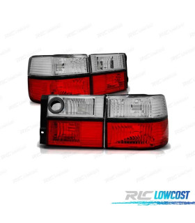 PILOTOS PARA VOLKSWAGEN VW VENTO 92-98 ROJO BLANCO LOOK LEXUS
