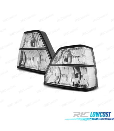 PILOTOS PARA VOLKSWAGEN VW GOLF 2 83-91 CRISTAL BLANCO LOOK LEXUS