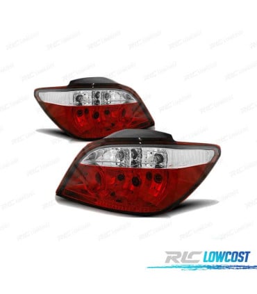 PILOTOS PEUGEOT 307 01-05 LOOK SUBARU CRISTAL ROJO