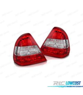 PILOTOS MERCEDES W202 CLASE C LIMOUSINE 93-00 ROJO CRISTAL