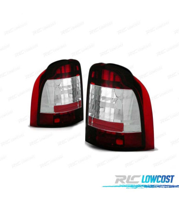 PILOTOS PARA FORD MONDEO 93-00 KOMBI ROJO BLANCO LOOK LEXUS