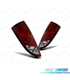 PILOTOS PARA FORD FOCUS 1 98-04 HB ROJO BLANCO LOOK LEXUS