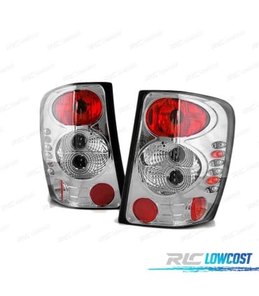 PILOTOS PARA JEEP GRAND CHEROKEE WJ 99-05 CROMADO LOOK LEXUS