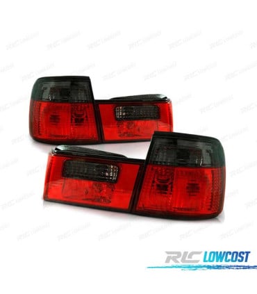 PILOTOS PARA BMW E34 88-95 ROJO AHUMADO LOOK LEXUS