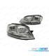 FAROS PARA VOLKSWAGEN VW GOLF 7 12-17 LUZ DIURNA U-TYPE LED CROMADOS