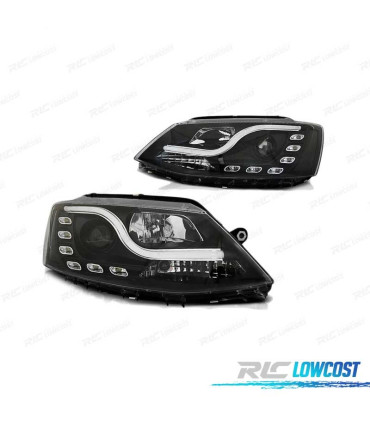 FAROS PARA VOLKSWAGEN VW JETTA VI 11-14 TRU DRL NEGROS