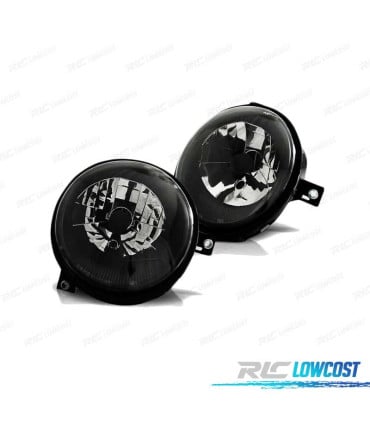 FAROS PARA VOLKSWAGEN VW LUPO 98-05 NEGROS
