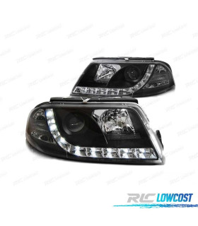 FAROS LUZ DIURNA PARA VOLKSWAGEN VW PASSAT 3BG 00-05 TRU DRL ECE-R87 NEGRO
