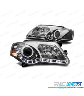 FAROS DAYLIGHT VOLKSWAGEN VW PASSAT 3C 05-10 CROMADOS