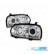 FAROS OJOS ANGEL PARA VOLKSWAGEN VW GOLF 3 91-97 CROMADOS