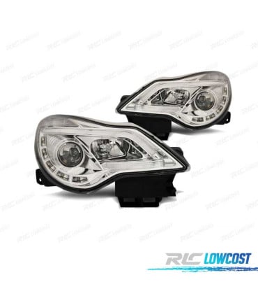 FAROS TRU DRL PARA OPEL CORSA D 11-14 CROMADOS