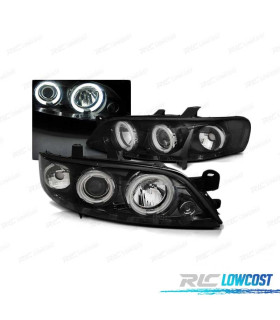 FAROS OJOS ANGEL CCFL PARA VECTRA B 99-02 NEGRO