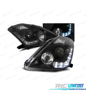 FAROS DAYLIGHT PARA NISSAN 350Z 03-05 NEGROS APTOS XENON DE ORIGEN