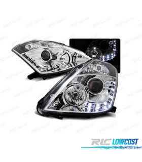 FAROS DAYLIGHT PARA NISSAN 350Z 03-05 CROMADOS