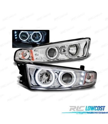FAROS OJOS ANGEL CCFL LED PARA MITSUBISHI GALANT 8 EA0 96-06