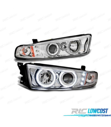 FAROS OJOS ANGEL CCFL LED MITSUBISHI GALANT 8 EA0 96-06