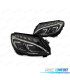 FAROS MERCEDES W205 14-18 LUZ DIURNA LED DRL NEGRO
