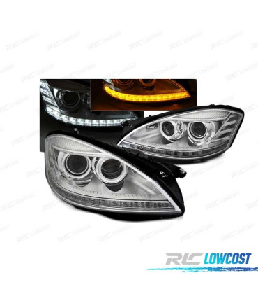 FAROS XENON PARA MERCEDES W221 05-09 DAYLIGHT INTERMITENTE LED DINAMICO