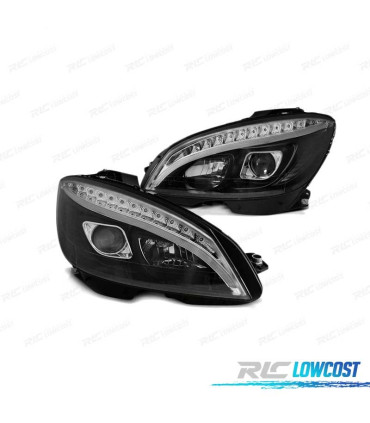 FAROS MERCEDES W204 07-10 LED TUBE LIGHT DINAMICO NEGRO