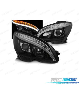 FAROS MERCEDES W204 07-10 TUBE LIGHT LED NEGROS