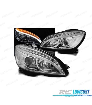 FAROS LED TUBE LIGHT PARA MERCEDES W204 07-10 CROMADOS