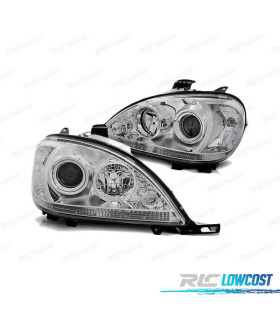 FAROS PARA MERCEDES W163 98-01 CROMADO