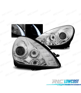 FAROS LUZ DIURNA PARA MERCEDES R171 SLK 04-11 CROMADO