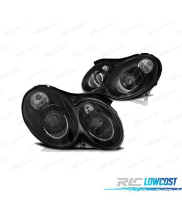 FAROS PARA MERCEDES CLK W209 03-10 NEGRO