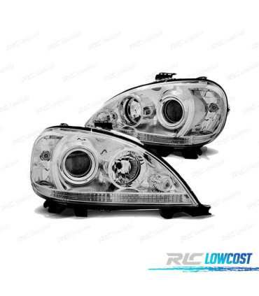 FAROS MERCEDES W163 01-05 CROMADO