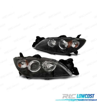 FAROS NEW BLACK XENON PARA MAZDA 3 03-09 NEGRO