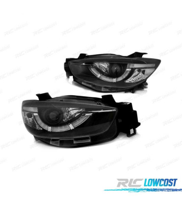 FAROS TRU DRL PARA MAZDA CX5 11-15 NEGROS