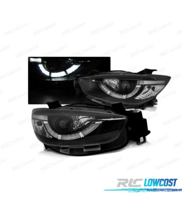 FAROS TRU DRL PARA MAZDA CX5 11-15 NEGROS