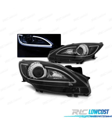 FAROS TUBE LIGHT MAZDA 3 09-13 NEGROS