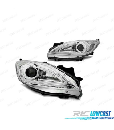 FAROS TUBE LIGHT PARA MAZDA 3 09-13 CROMADOS