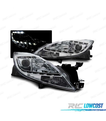 FAROS LUZ DIURNA MAZDA 6 II 10-12 CROMADOS