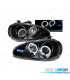 FAROS OJOS ANGEL PARA MAZDA MX3 91-98 FONDO NEGRO