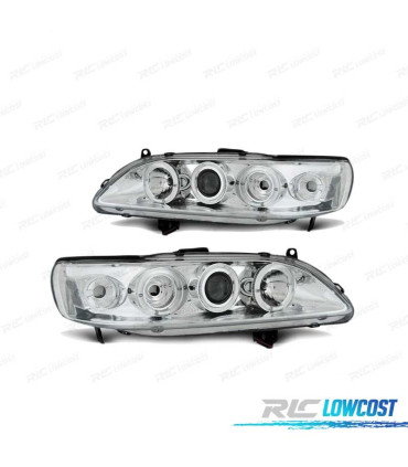 FAROS OJOS ANGEL HONDA ACCORD 98-02 CROMADOS USA