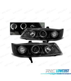 FAROS OJOS ANGEL HONDA ACCORD 94-97 FONDO NEGRO USA