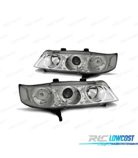 FAROS OJOS ANGEL PARA HONDA ACCORD 94-97 CROMADOS USA